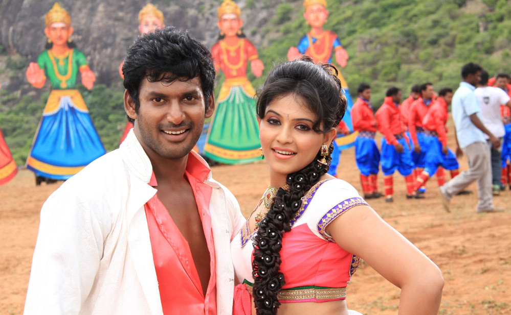 vishal and anjali hot stills 16412 1